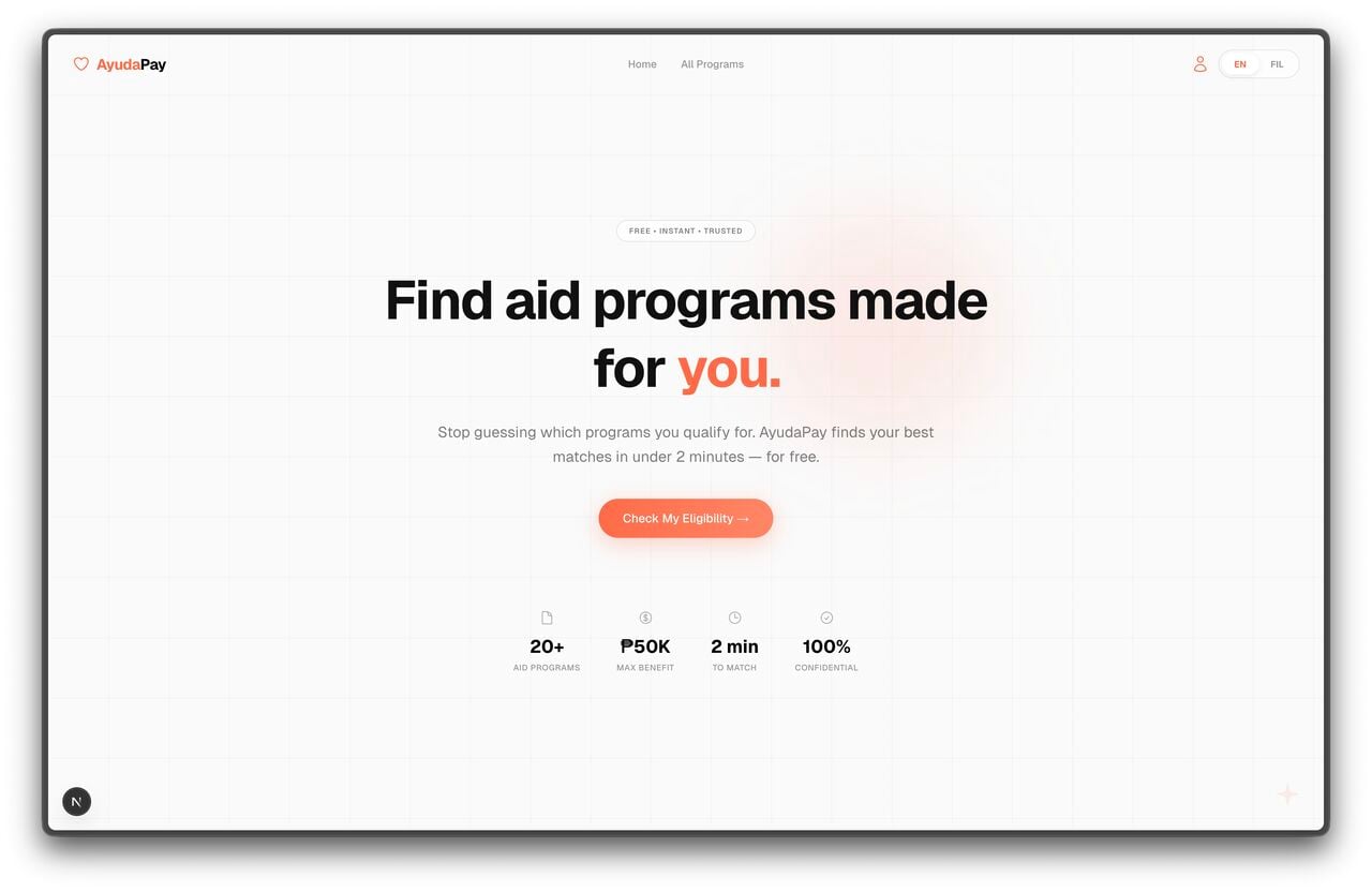 AyudaPay project preview