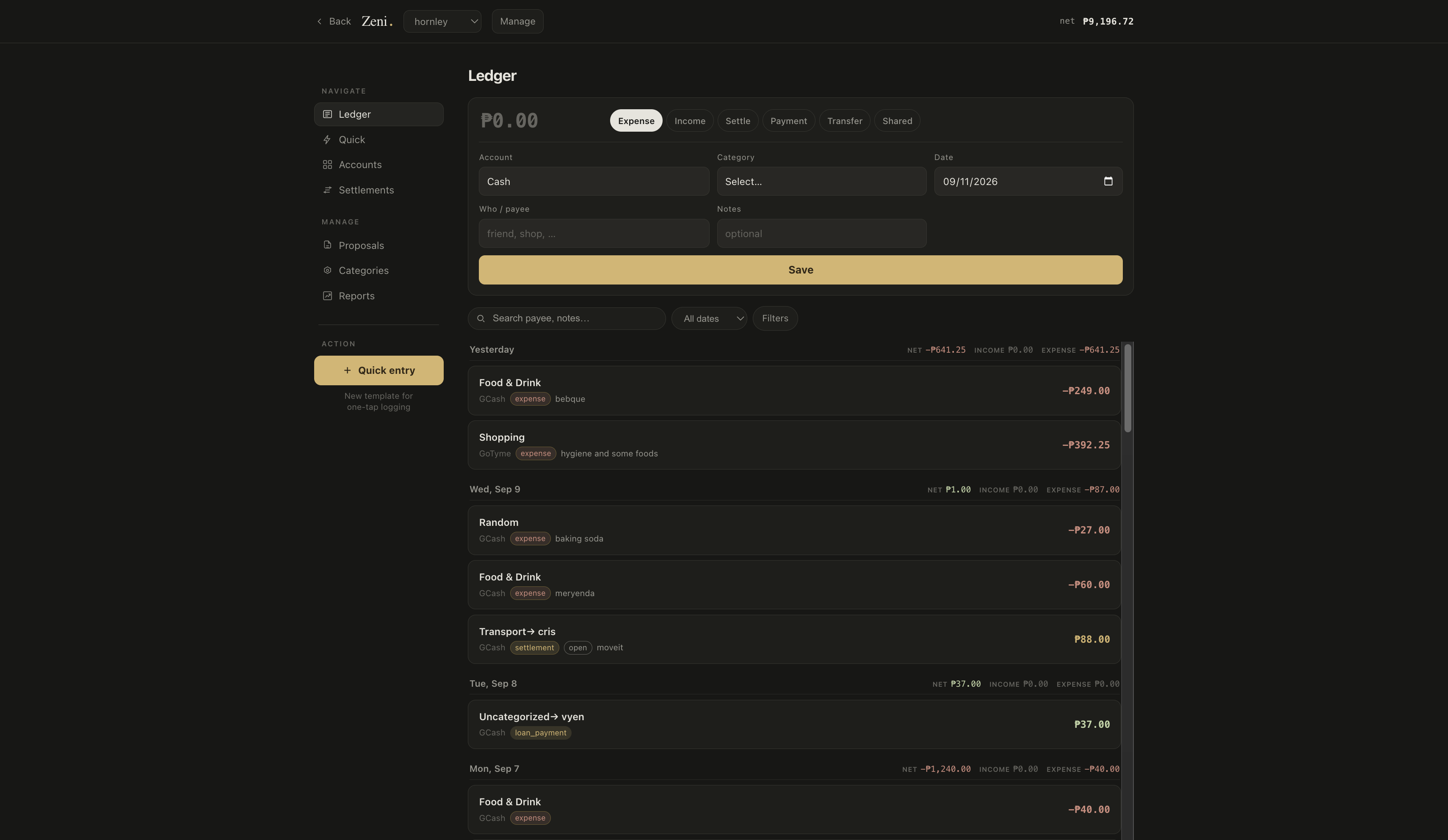 Zeni project preview